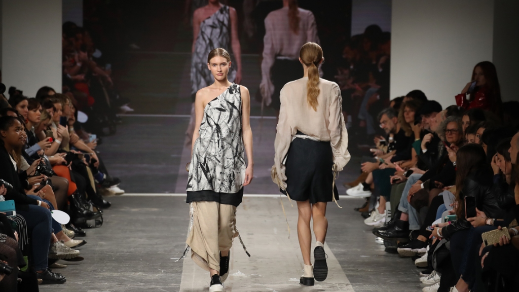 ISTITUTO SECOLI AND THE YOUNG FASHION DESIGNER MICOL RIZZI ON THE MICAM CATWALK
