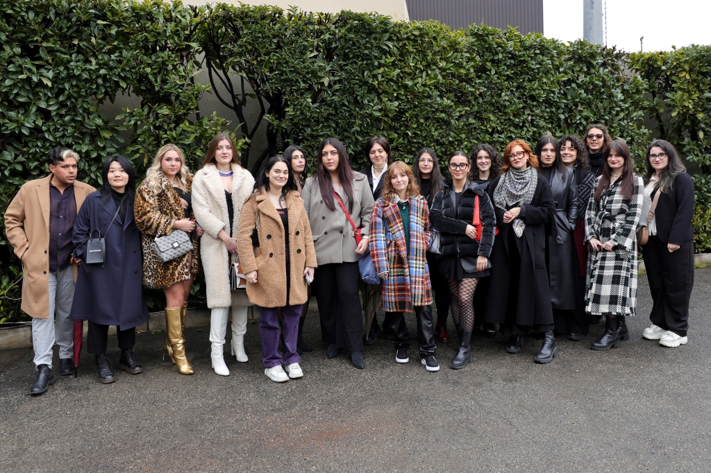 THE ISTITUTO SECOLI'S STUDENTS AT THE GUCCI F/W 2024 FASHION SHOW