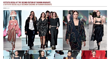 ISTITUTO SECOLI AT THE 2ND EDITION OF FASHION GRADUATE 